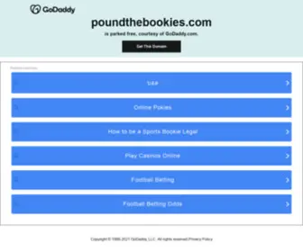 Poundthebookies.com(Sports picks) Screenshot