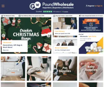 Poundwholesale.co.uk(Wholesale) Screenshot