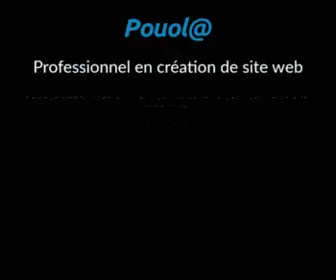 Pouola.com(Professionnel en création de site web) Screenshot