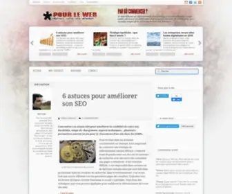 Pour-LE-Web.com(Pour le web) Screenshot