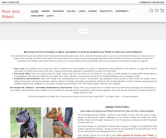 Pour-MON-Pit-Bull.com(Pour mon Pitbull) Screenshot