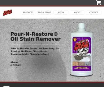 Pour-N-Restore.com(Oil Stain Remover) Screenshot