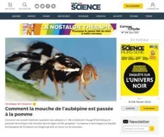 Pourlascience.fr(Pour la Science) Screenshot