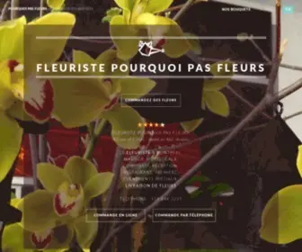 Pourquoipasfleurs.com(Boutique de fleurs montréal) Screenshot
