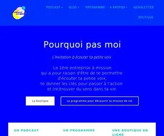 Pourquoipasmoi.co(Pourquoi pas moi Podcast) Screenshot