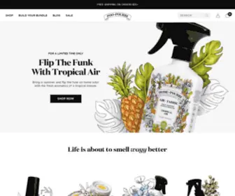 Pourri.com(Pourri, Purveyor of Natural Odor Fresheners) Screenshot