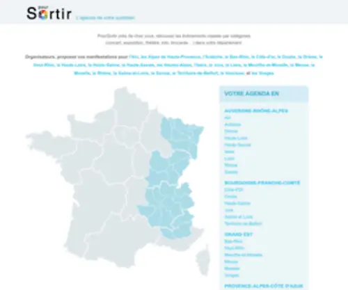 Poursortir.com(Pour Sortir) Screenshot