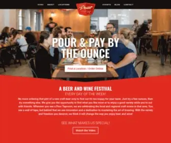 Pourtaproom.com(Pour Tap Room) Screenshot