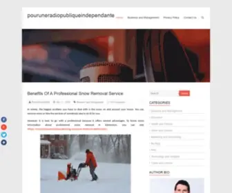 Pouruneradiopubliqueindependante.net(pouruneradiopubliqueindependante) Screenshot