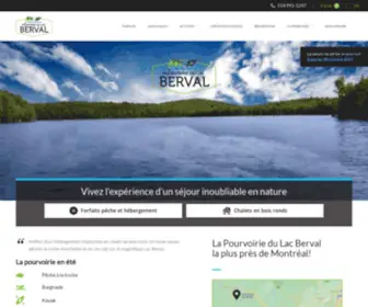 Pourvoiriedulacberval.com(Pourvoiriedulacberval) Screenshot