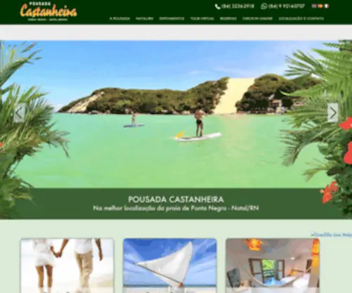 Pousadacastanheira.com.br(Pousada Castanheira) Screenshot