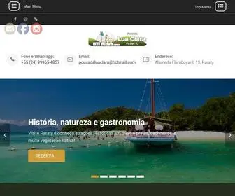 Pousadaluaclara.com.br(Pousada em Paraty) Screenshot
