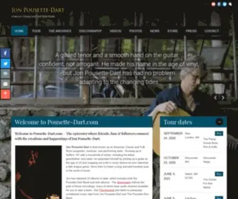 Pousette-Dart.com(American Classic/Folk Singer/songwriter) Screenshot