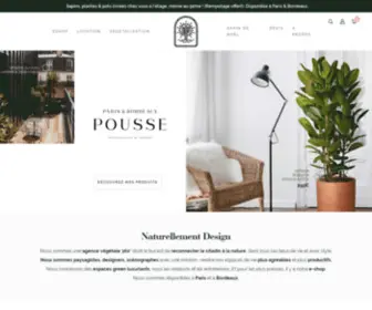 Pousse.fr(Paysagiste, location et e-shop (plantes & pots livrées à domicile)) Screenshot