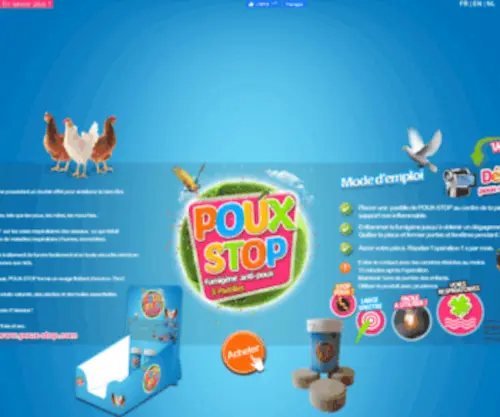 Poux-Stop.com(Poux Stop) Screenshot