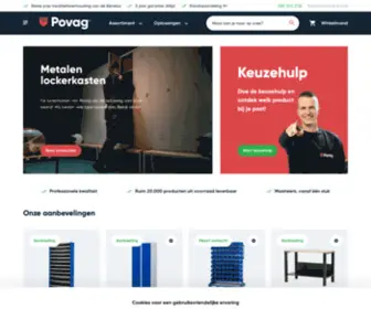 Povag.nl(Povag bedrijfsinrichting) Screenshot