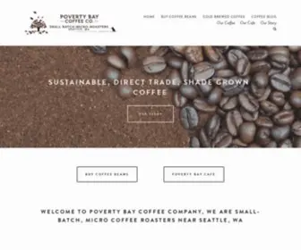Povertybay.com(Poverty Bay Coffee Company) Screenshot