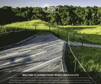 Povertypoint.us(Poverty Point World Heritage Site) Screenshot