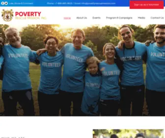 Povertyrescuemission.com(Non-Profit Organization in Raleigh, North Carolina) Screenshot