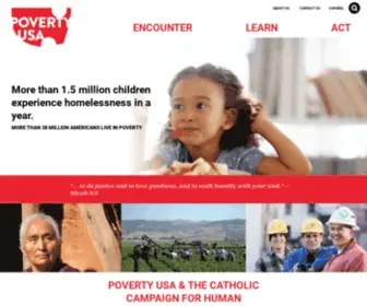 Povertyusa.org(Poverty USA) Screenshot