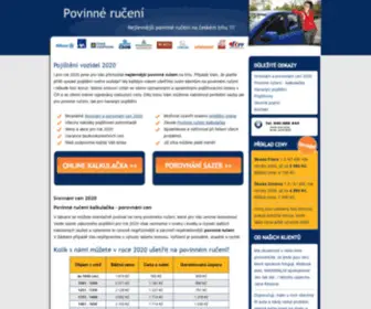 Povine-Ruceni.com(Poviné ručení) Screenshot