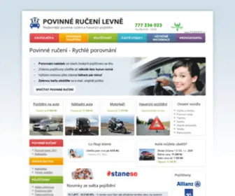 Povinne-Ruceni-Levne.cz(Povinné ručení) Screenshot