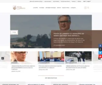 Povoadelanhoso.pt(Câmara) Screenshot