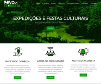 Povodafloresta.com.br(Projeto Povo da Floresta) Screenshot