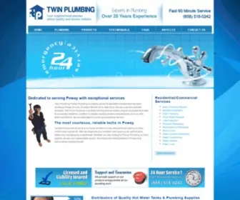 Powayplumbing.com(Poway Plumber) Screenshot