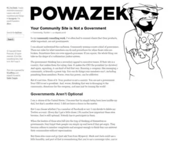Powazek.com(Derek Powazek) Screenshot