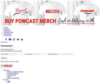 Powcastsports.com(Powcast Sports) Screenshot