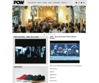 Powclothing.com(POW CLOTHING // Nosotros Somos Criollos) Screenshot