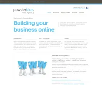 Powder-Blue.com(Powder Blue Ltd) Screenshot