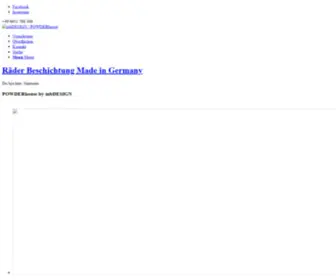 Powder-House.de(Räder Beschichtung Made in Germany) Screenshot