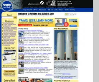 Powderandbulk.com(Powder and Bulk Dot Com) Screenshot