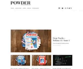 Powder.com(POWDER Magazine) Screenshot