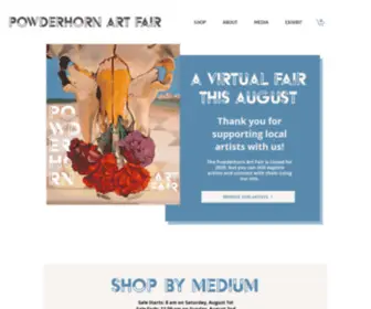 Powderhornartfair.com(Powderhorn Art Fair) Screenshot