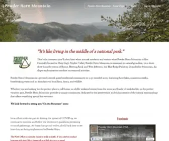 Powderhornmountain.com(Powder Horn Mountain) Screenshot