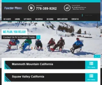 Powderplans.com(Powder Plans) Screenshot