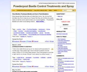Powderpostbeetles.com(U-Spray Inc) Screenshot
