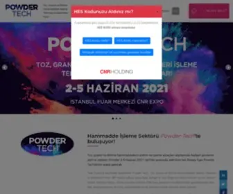 Powdertechexpo.com(Powder Tech Expo) Screenshot