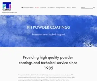 Powdertechnology.com(Powder Technology) Screenshot