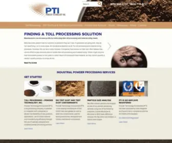 Powdertechnologyinc.com(Powdertechnologyinc) Screenshot