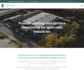 Powdertechsurfacescience.co.uk(Powdertech Surface Science) Screenshot