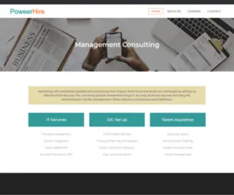 Poweerhire.com(Program Managed Services) Screenshot