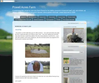 Powellacres.com(Powell Acres Farm) Screenshot