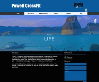 Powellcrossfit.com(Lake Powell CrossFit) Screenshot