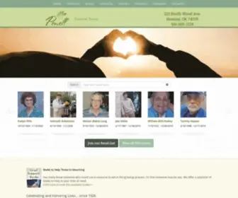 Powellfuneralservice.com(Powell Funeral & Cremation Services) Screenshot