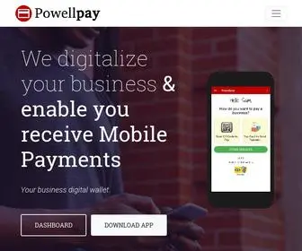 Powellpay.com(Your Business Digital Wallet) Screenshot