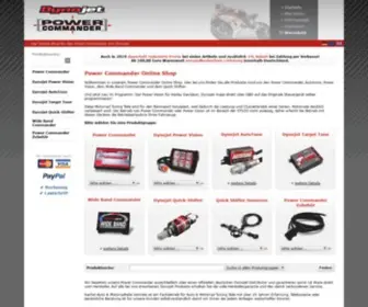 Power-Commander-Shop.de(Power Commander Online Shop) Screenshot